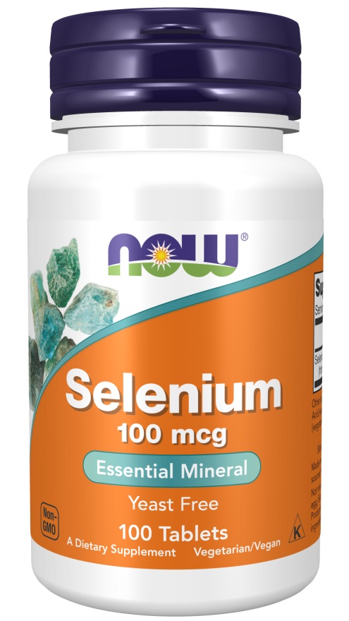 картинка NOW Selenium 100 мкг, 100 таб от интернет-магазин спортивного питания ВИТАМИНПРО.РФ