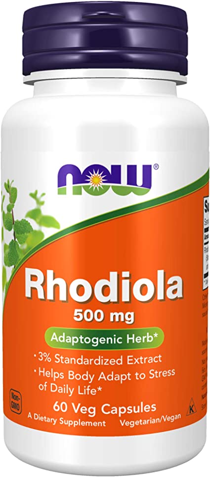 картинка NOW Rhodiola 500 мг, 60 капс от интернет-магазин спортивного питания ВИТАМИНПРО.РФ