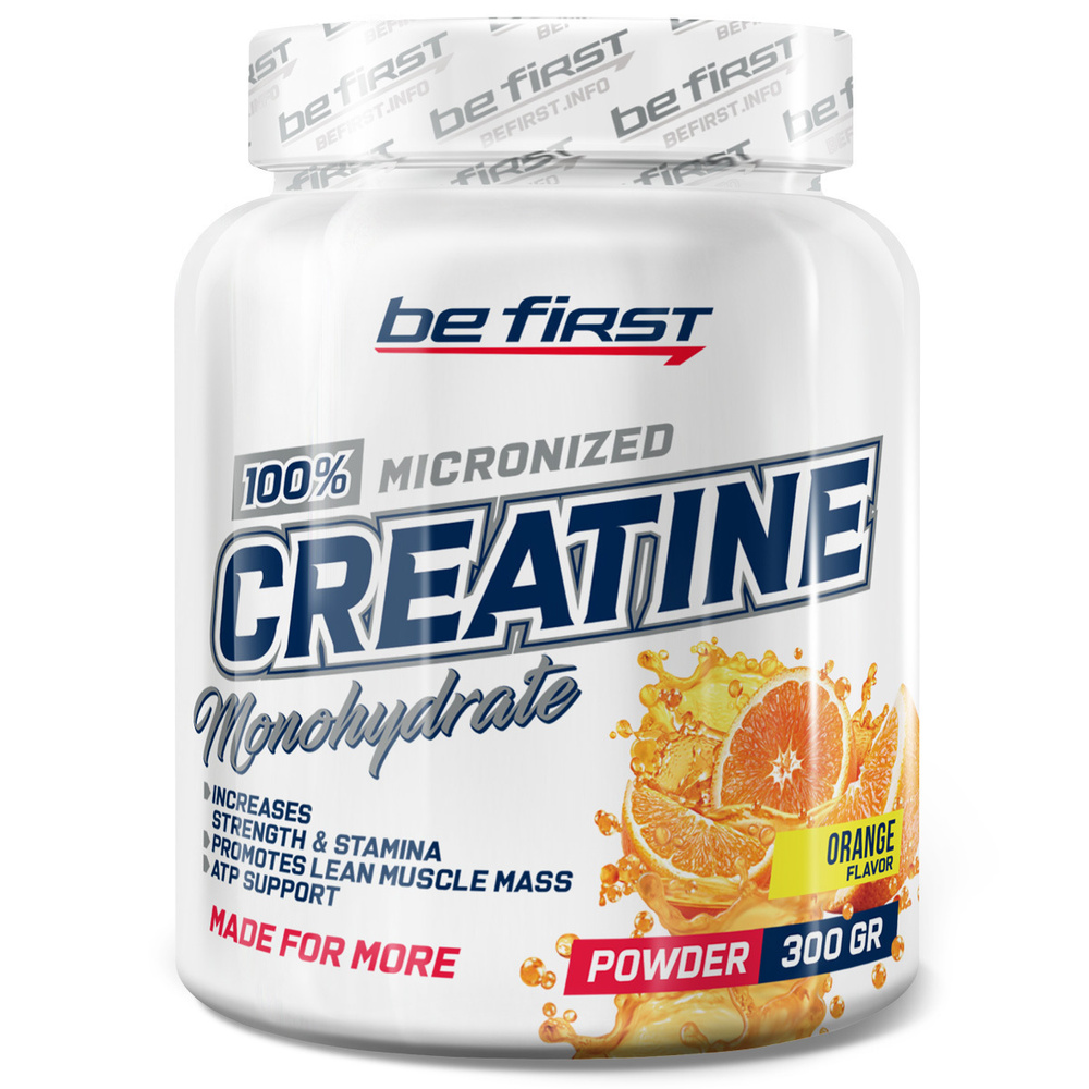 картинка Be First Creatine Powder 300 г от интернет-магазин спортивного питания ВИТАМИНПРО.РФ