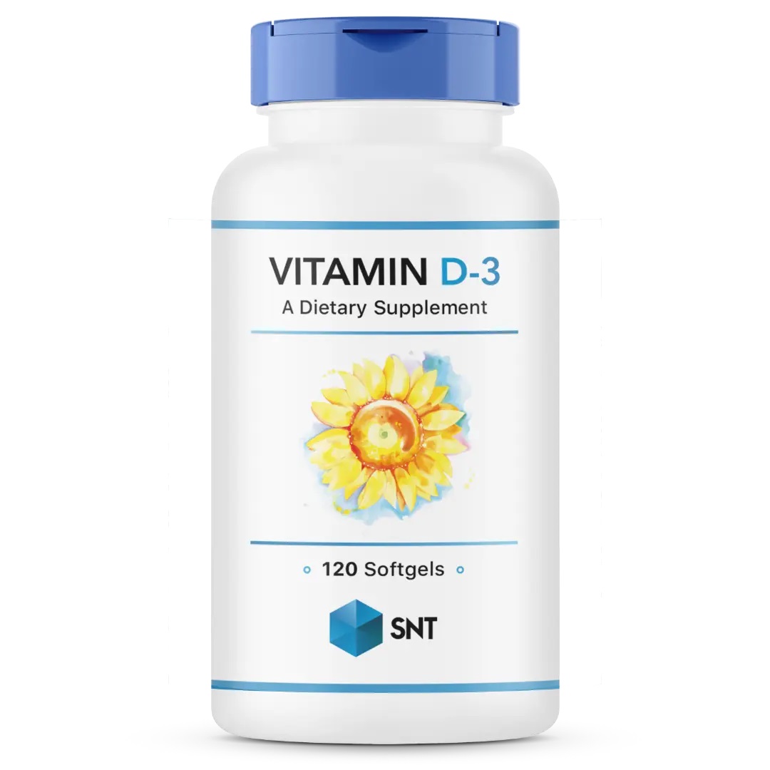 картинка SNT Vitamin D-3 5 000 IU, 120 капс от интернет-магазин спортивного питания ВИТАМИНПРО.РФ