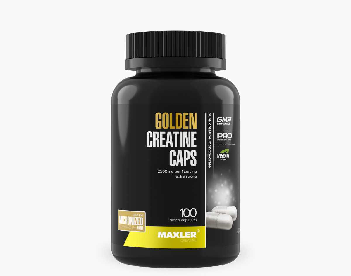 картинка Maxler 100% Golden Creatine Caps, 100 капс от интернет-магазин спортивного питания ВИТАМИНПРО.РФ