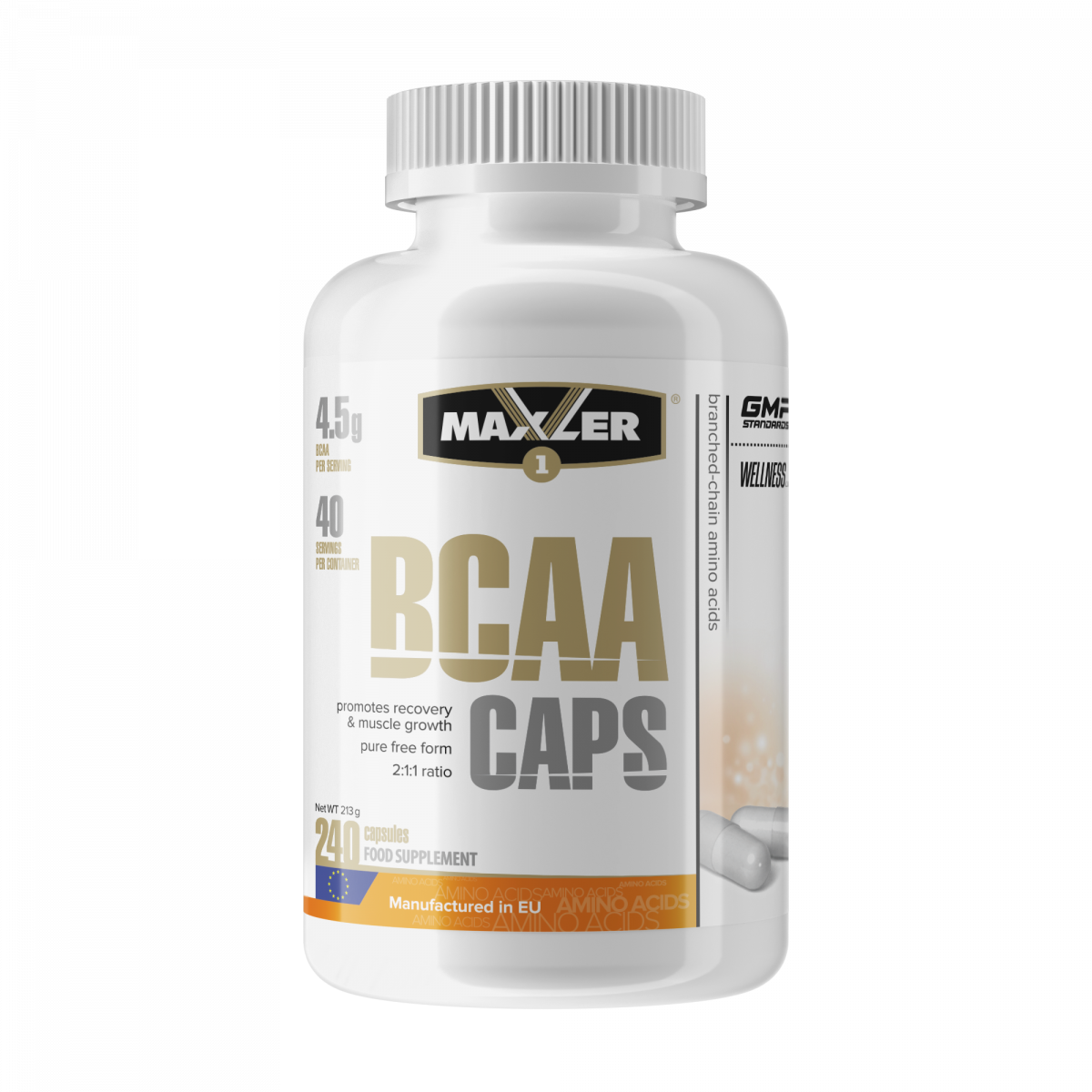 картинка Maxler BCAA Caps, 240 капс от интернет-магазин спортивного питания ВИТАМИНПРО.РФ