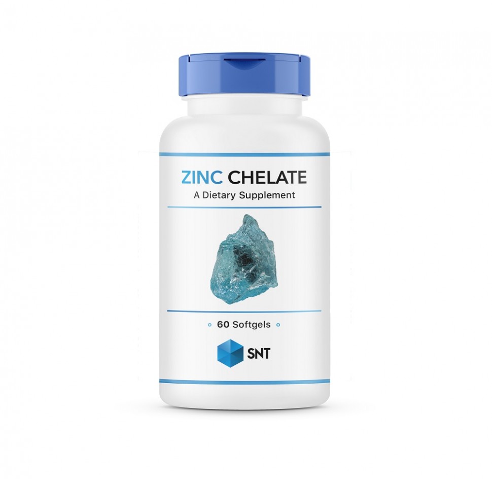 картинка SNT Zinc Chelate, 60 капс от интернет-магазин спортивного питания ВИТАМИНПРО.РФ