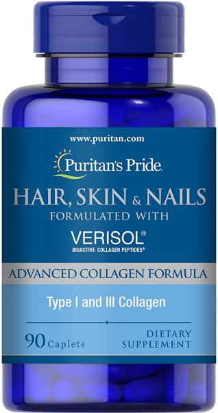 Puritan's Pride Hair Skin Nails, 120 капс