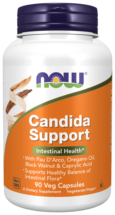 картинка NOW Candida Support, 180 капс от интернет-магазин спортивного питания ВИТАМИНПРО.РФ