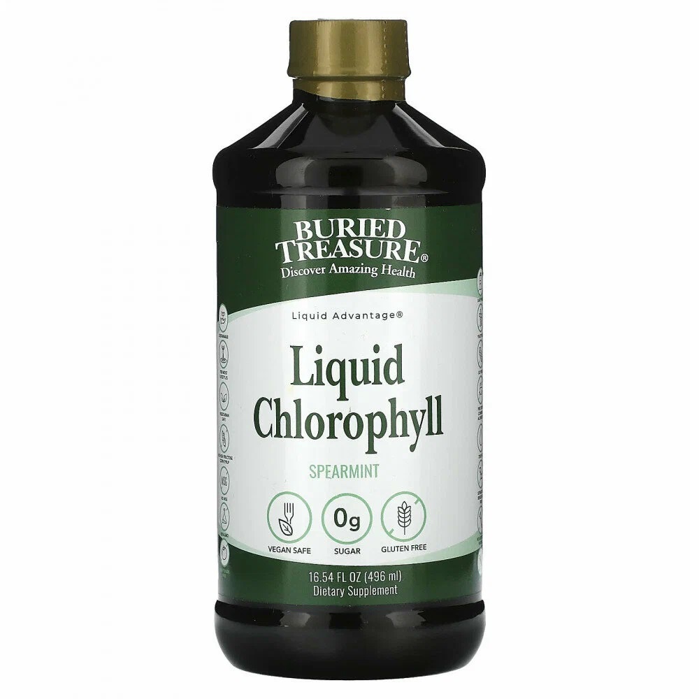 картинка Buried Treasure Chlorophyll Mint Liquid, 496 мл от интернет-магазин спортивного питания ВИТАМИНПРО.РФ