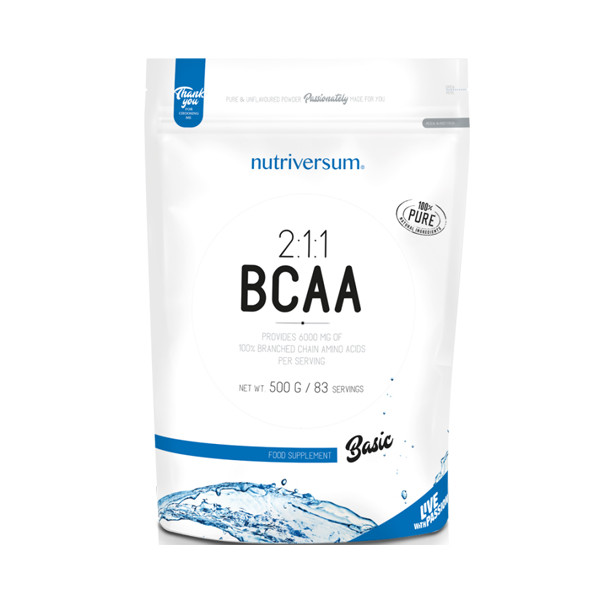 картинка Nutriversum BCAA 2:1:1, 500 г от интернет-магазин спортивного питания ВИТАМИНПРО.РФ