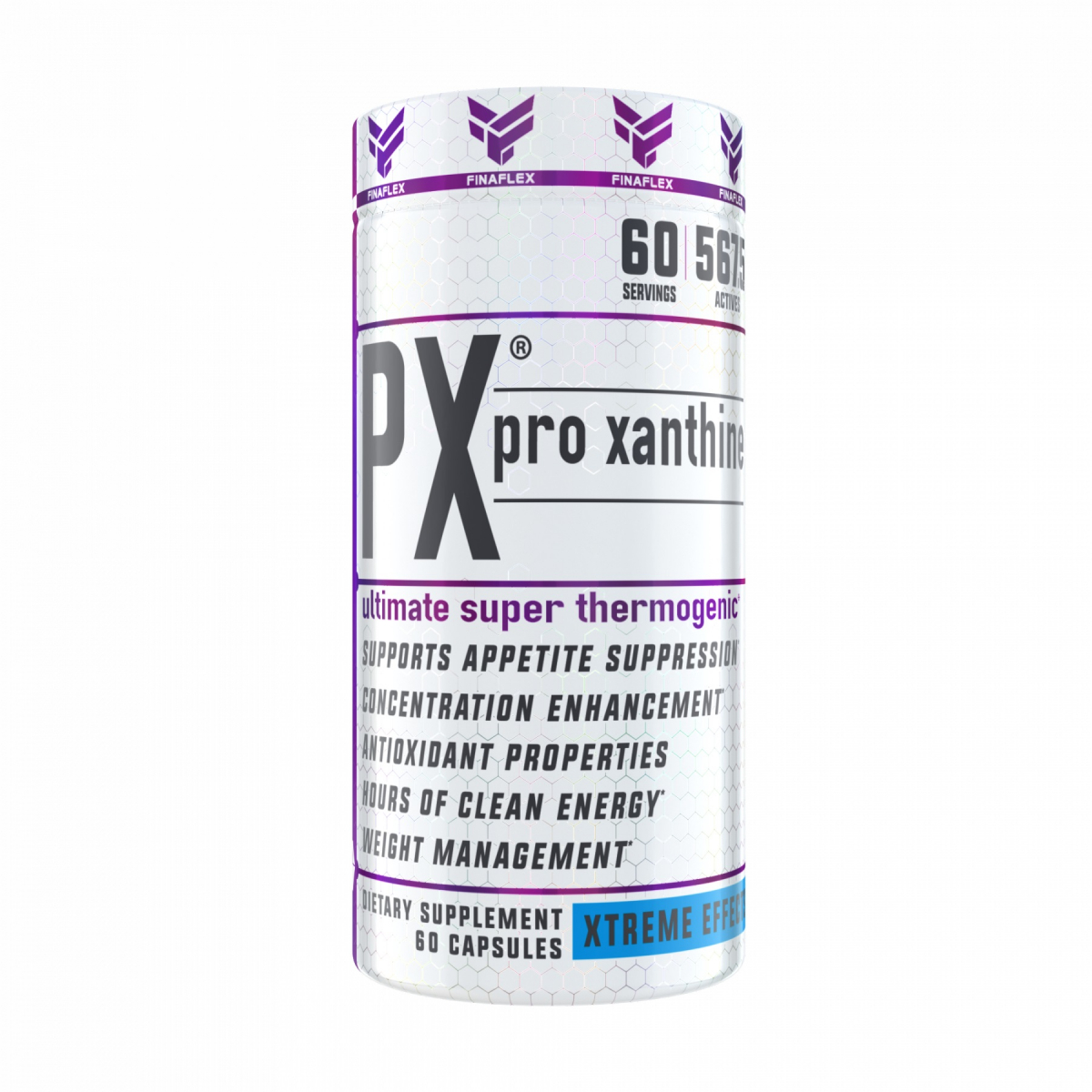 картинка FinaFlex PX White Pro Xanthine, 60 капс от интернет-магазин спортивного питания ВИТАМИНПРО.РФ