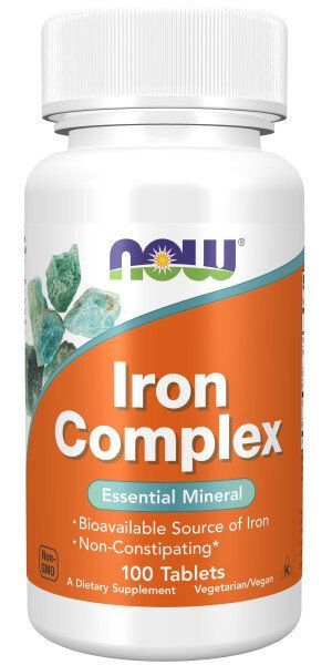 картинка NOW Iron Complex, 100 таб от интернет-магазин спортивного питания ВИТАМИНПРО.РФ