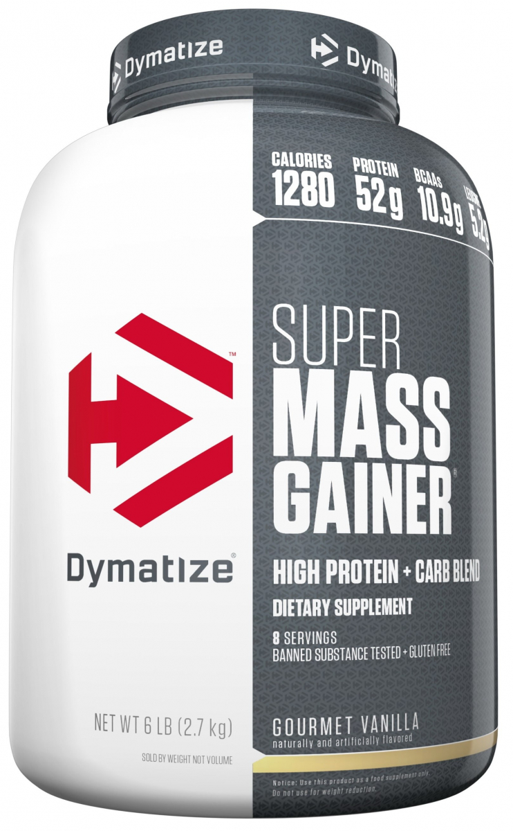 картинка Dymatize Nutrition Super Mass Gainer, 2722 г от интернет-магазин спортивного питания ВИТАМИНПРО.РФ