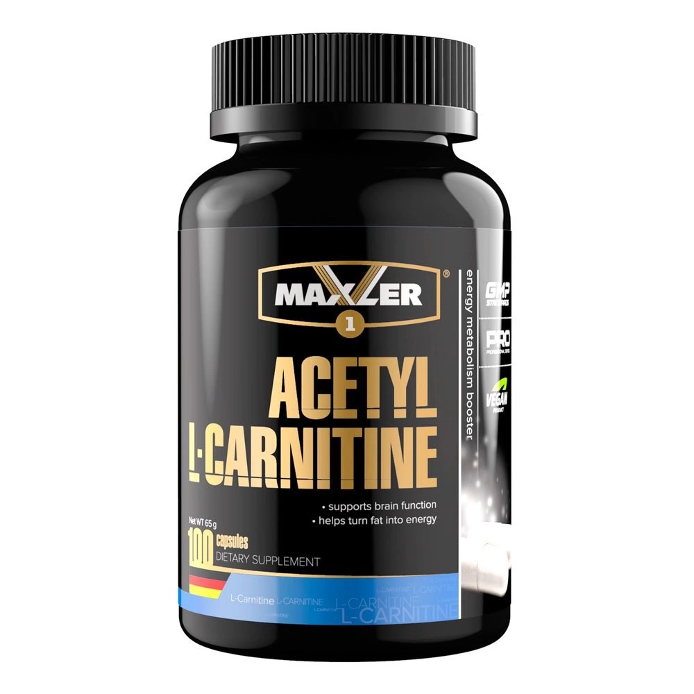 картинка Maxler Acetyl L-Carnitine, 100 капс от интернет-магазин спортивного питания ВИТАМИНПРО.РФ