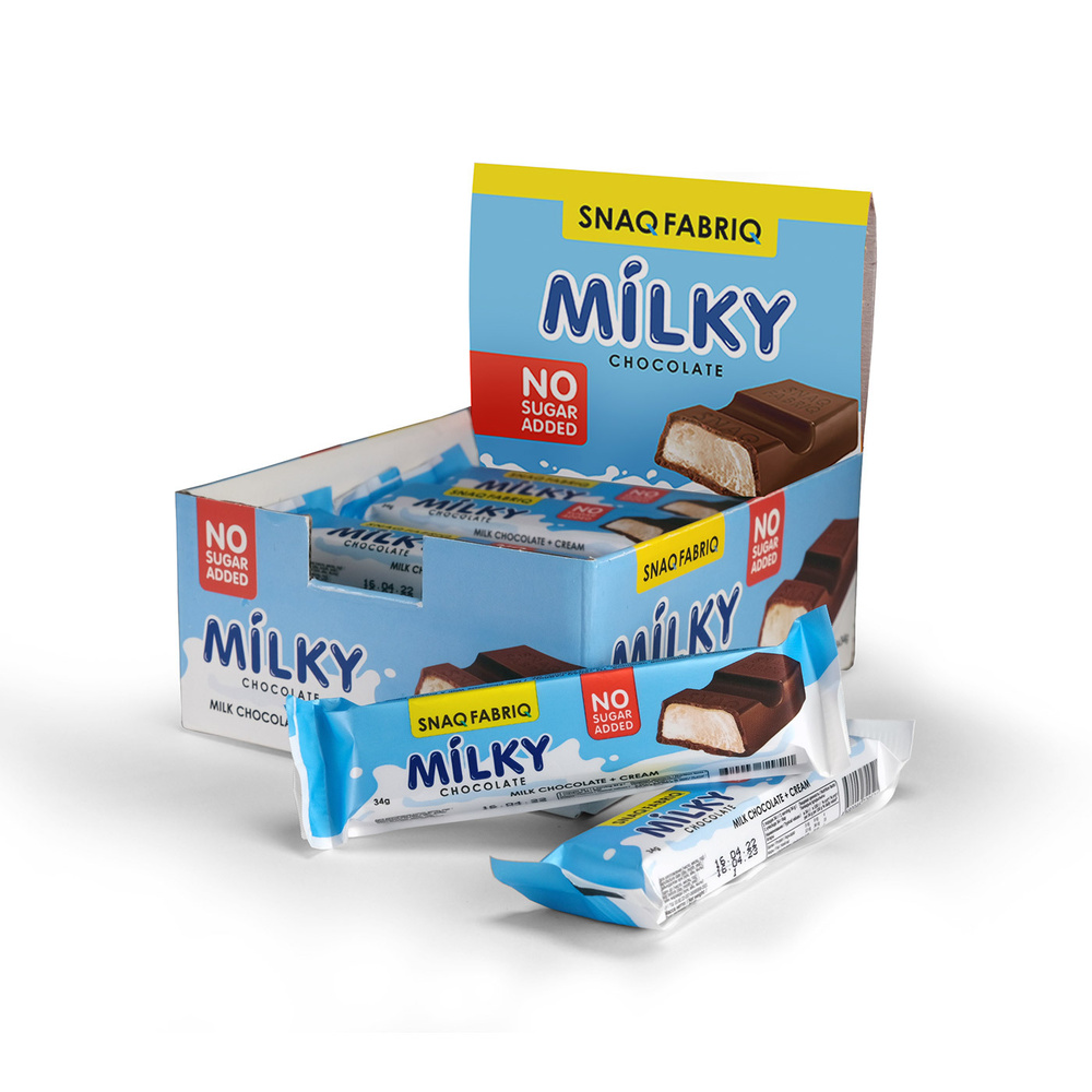 картинка Snaq Fabriq Milky Chocolate, 34 г от интернет-магазин спортивного питания ВИТАМИНПРО.РФ