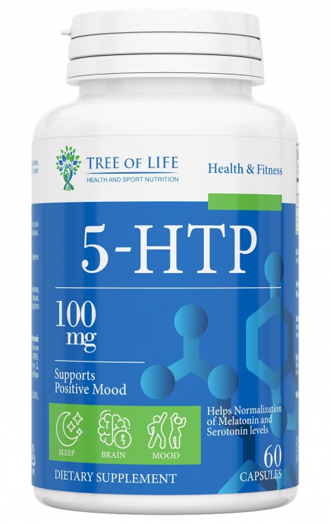 картинка Tree Of Life 5-HTP 100 мг, 60 капс от интернет-магазин спортивного питания ВИТАМИНПРО.РФ