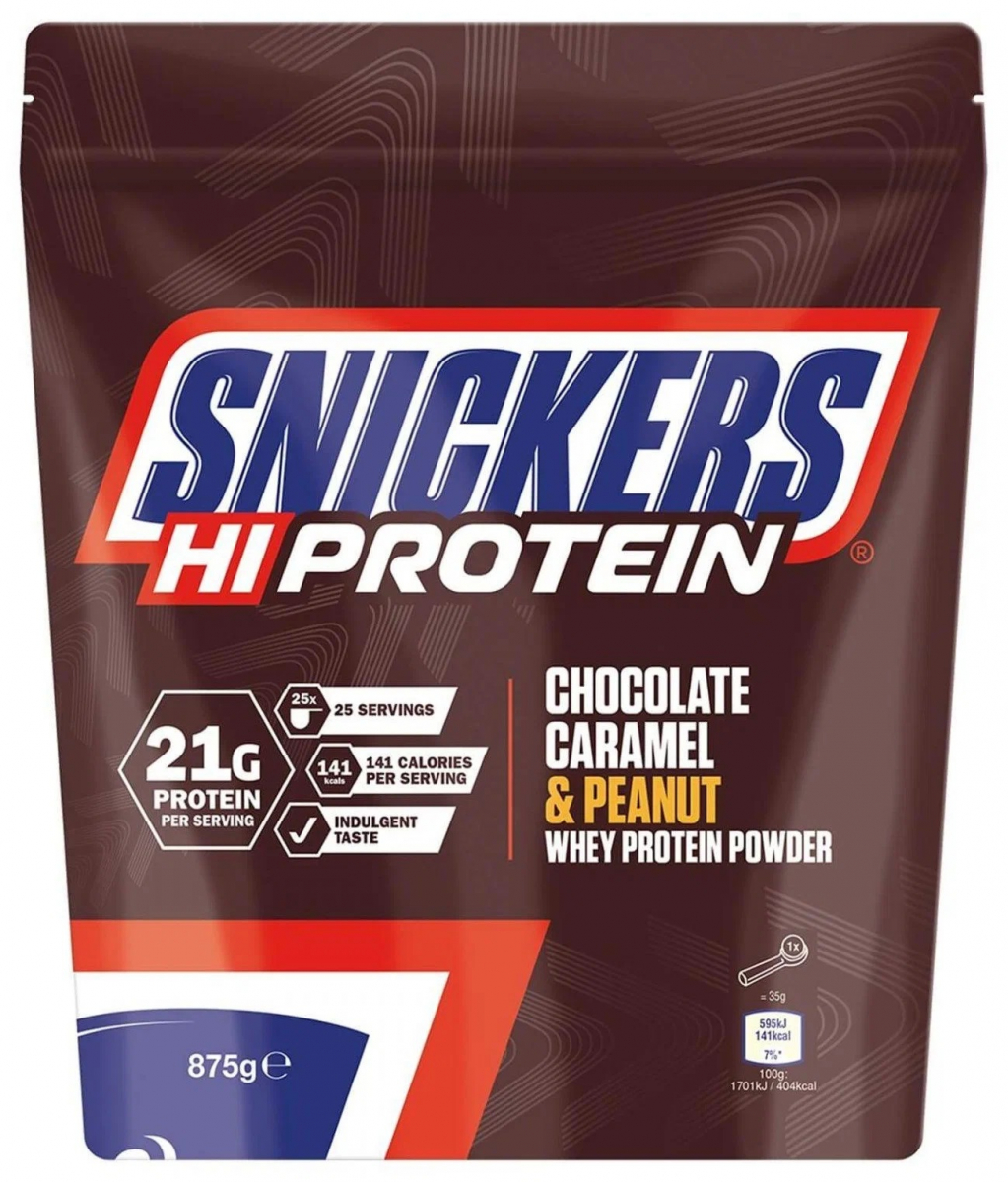 картинка Hi Protein Snickers Whey Protein, 875 г от интернет-магазин спортивного питания ВИТАМИНПРО.РФ