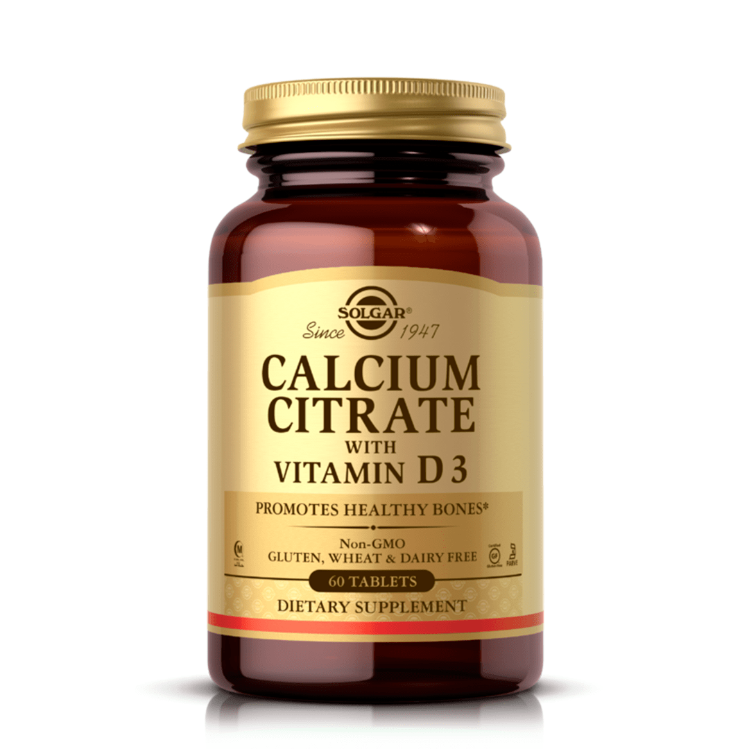 картинка Solgar Calcium Citrate with Vitamin D-3, 60 таб от интернет-магазин спортивного питания ВИТАМИНПРО.РФ