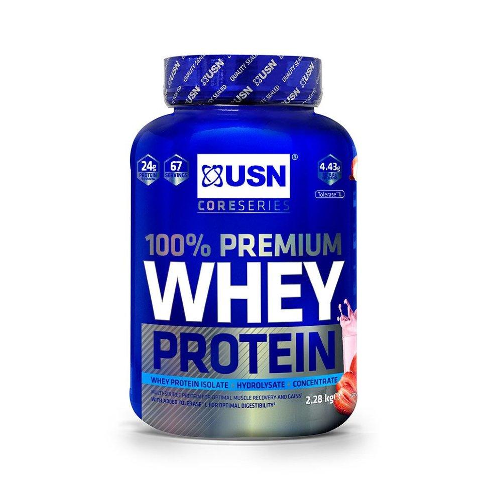 картинка USN 100% Premium Whey Protein, 2280 г от интернет-магазин спортивного питания ВИТАМИНПРО.РФ