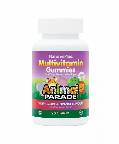 Nature's Plus Animal Parade Gummies Assorted, 90 жев. таб