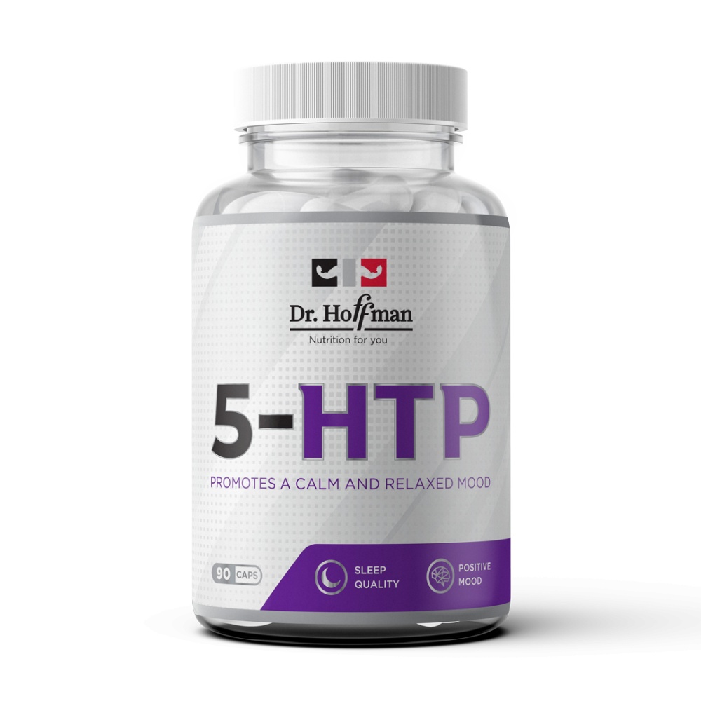 картинка Dr.Hoffman 5 HTP 100 мг, 90 капс от интернет-магазин спортивного питания ВИТАМИНПРО.РФ