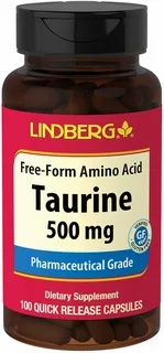картинка Linberg Taurine 500 мг, 100 капс от интернет-магазин спортивного питания ВИТАМИНПРО.РФ