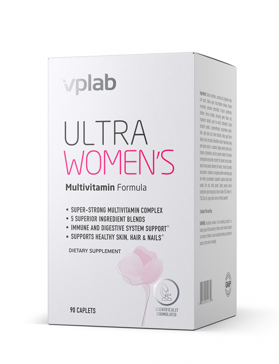 картинка VPLab Ultra Women's Multivitamin Formula, 90 таб от интернет-магазин спортивного питания ВИТАМИНПРО.РФ