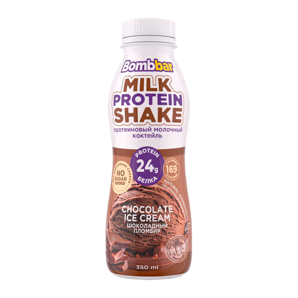 картинка BombBar Milk Protein Shake, 350 мл от интернет-магазин спортивного питания ВИТАМИНПРО.РФ