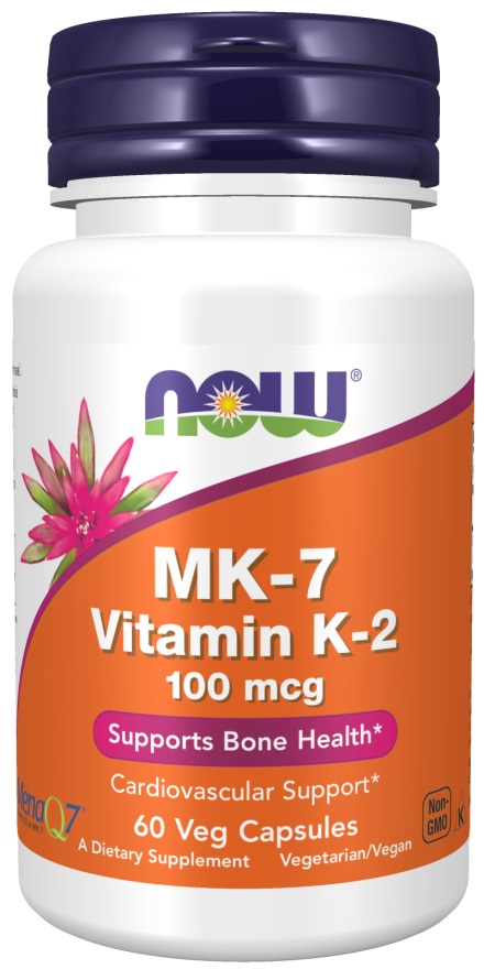 картинка NOW Vitamin K-2 MK-7, 60 капс от интернет-магазин спортивного питания ВИТАМИНПРО.РФ