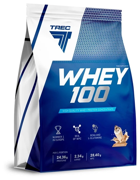 картинка Trec Nutrition Whey 100, 900 г от интернет-магазин спортивного питания ВИТАМИНПРО.РФ