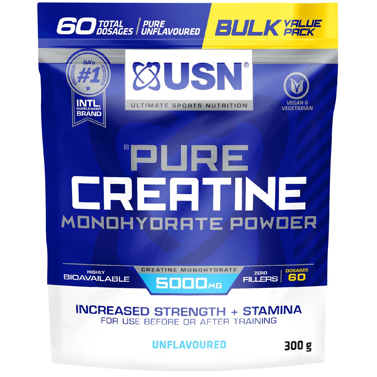 картинка USN Creatine Monohydrate, 300 г от интернет-магазин спортивного питания ВИТАМИНПРО.РФ