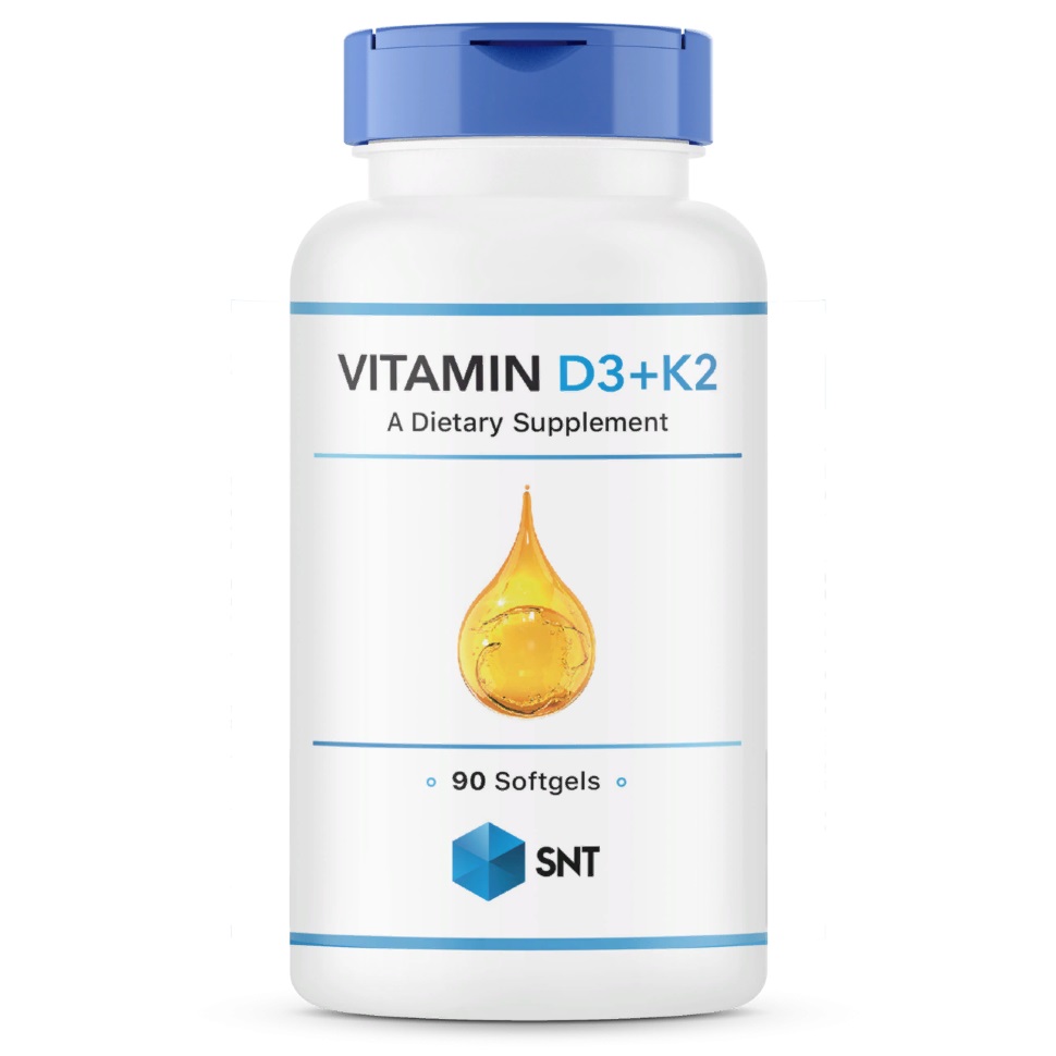 картинка SNT Vitamin D-3 + K-2, 90 капс от интернет-магазин спортивного питания ВИТАМИНПРО.РФ