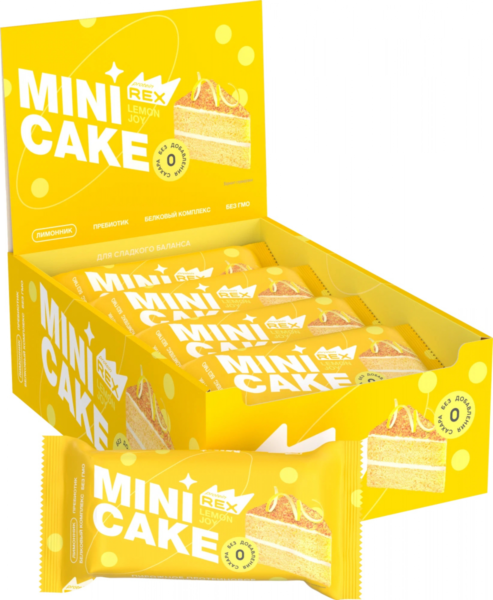 картинка Protein Rex Mini Cake, 40 г от интернет-магазин спортивного питания ВИТАМИНПРО.РФ