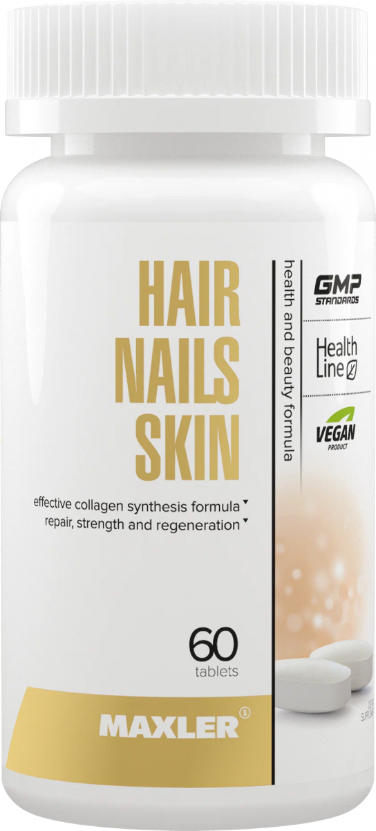 картинка Maxler Hair Nails Skin Formula, 60 таб от интернет-магазин спортивного питания ВИТАМИНПРО.РФ