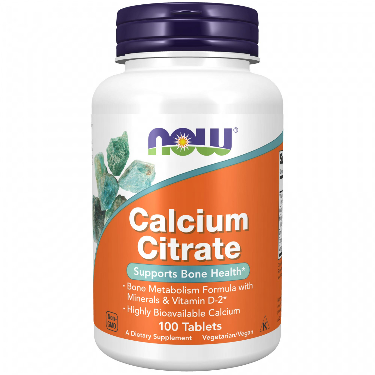 картинка NOW Calcium Citrate, 100 таб от интернет-магазин спортивного питания ВИТАМИНПРО.РФ
