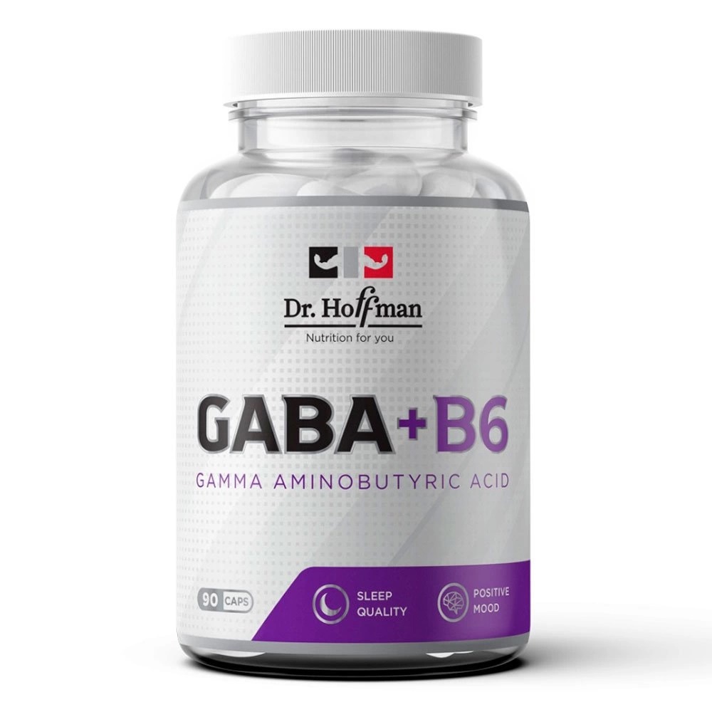 картинка Dr.Hoffman GABA + B6, 90 капс от интернет-магазин спортивного питания ВИТАМИНПРО.РФ