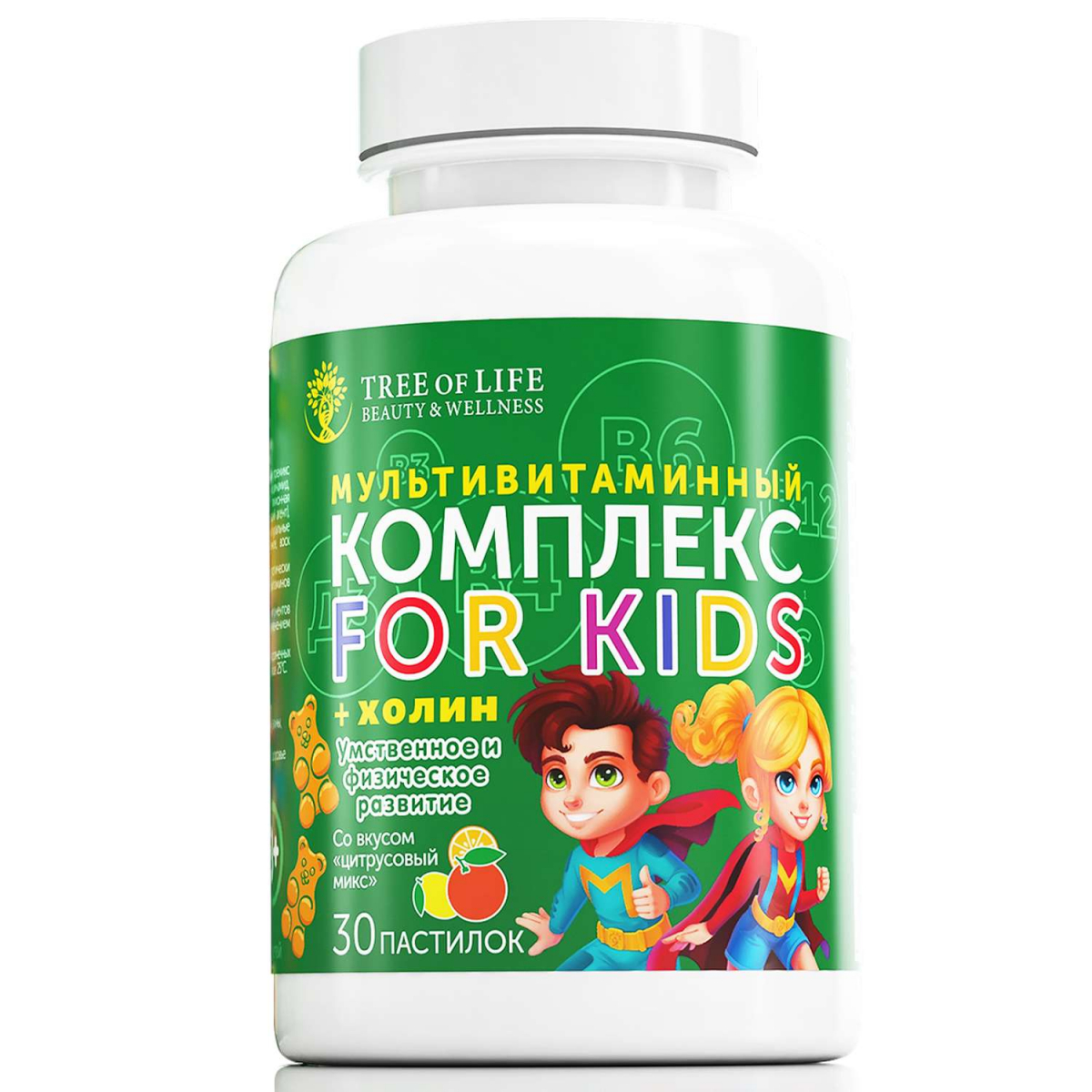 картинка Tree Of Life Мульти комплекс + Холин, 30 капс от интернет-магазин спортивного питания ВИТАМИНПРО.РФ