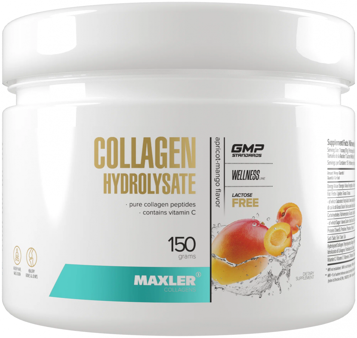 картинка Maxler Collagen Hydrolysate, 150 г от интернет-магазин спортивного питания ВИТАМИНПРО.РФ