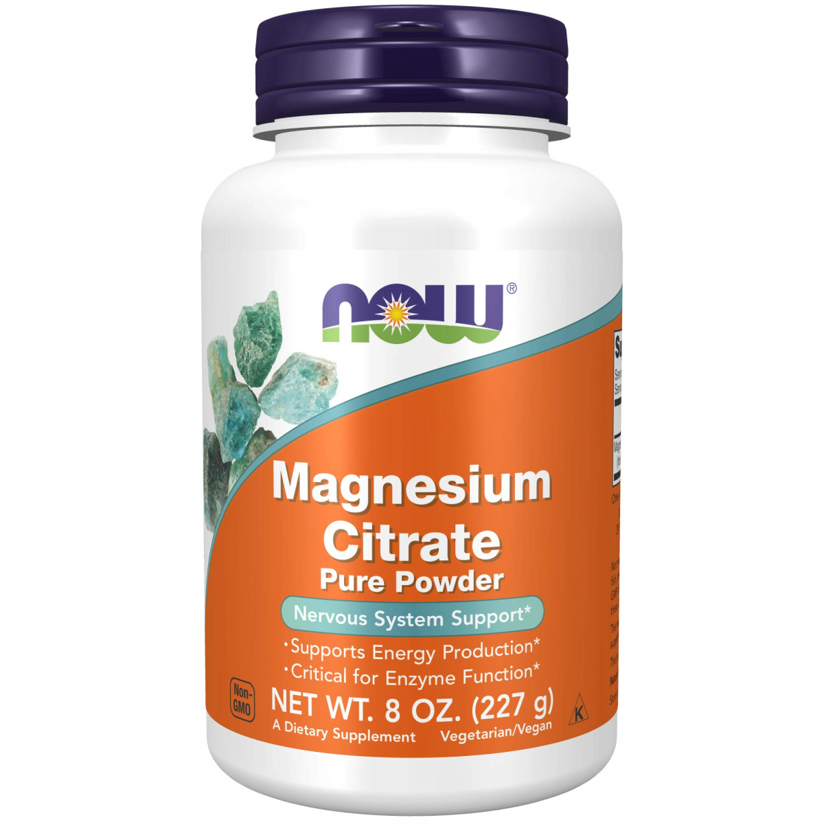 картинка NOW Magnesium Citrate, 227 г от интернет-магазин спортивного питания ВИТАМИНПРО.РФ
