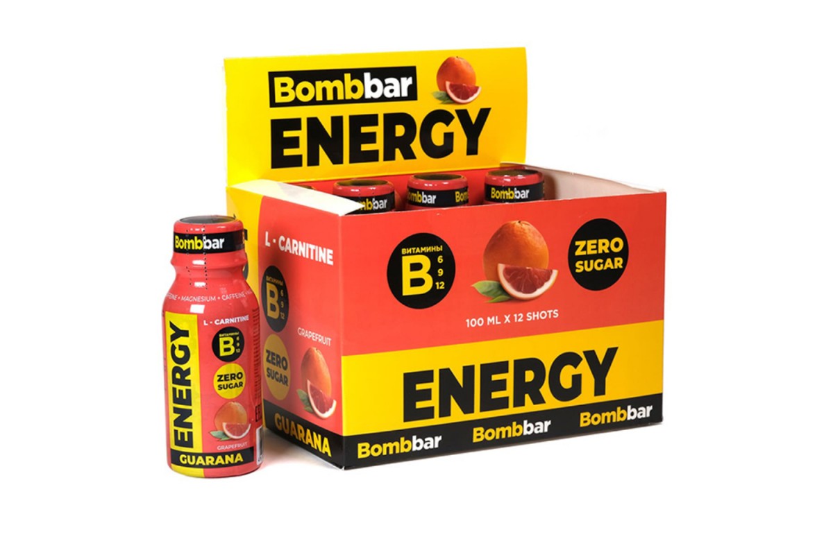 картинка BombBar L-Carnitine c Guarana, 100 мл от интернет-магазин спортивного питания ВИТАМИНПРО.РФ