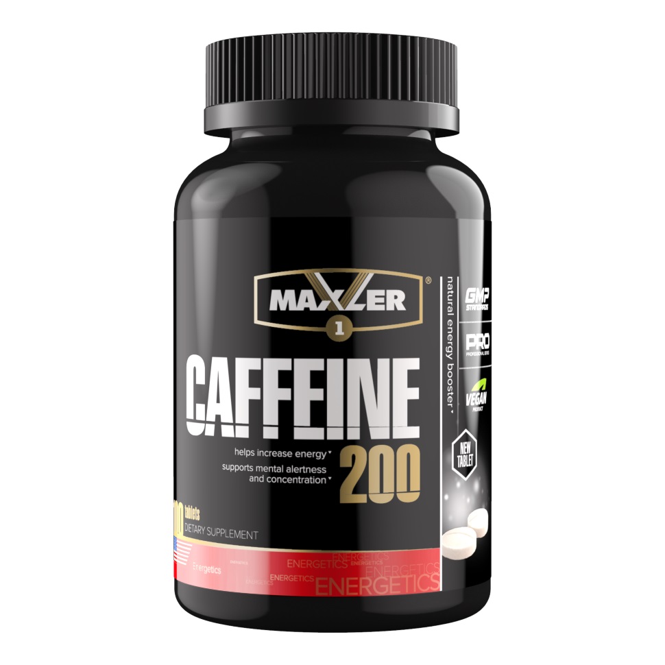 картинка Maxler Caffeine 200 мг, 100 таб от интернет-магазин спортивного питания ВИТАМИНПРО.РФ