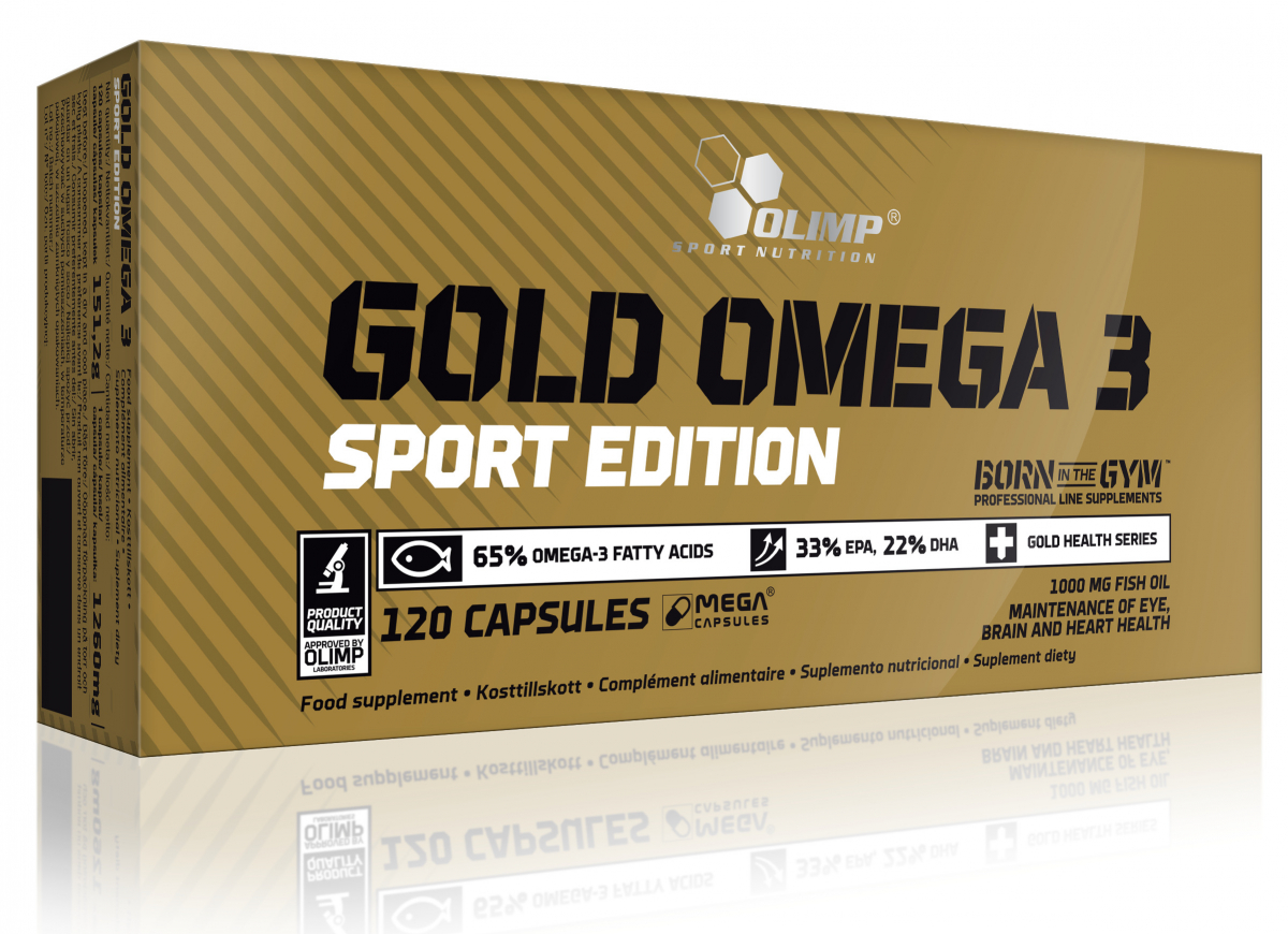 картинка Olimp Gold Omega-3, 120 капс от интернет-магазин спортивного питания ВИТАМИНПРО.РФ