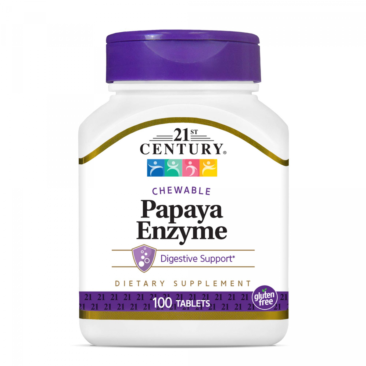 картинка 21st Century Papaya Enzyme, 100 таб от интернет-магазин спортивного питания ВИТАМИНПРО.РФ