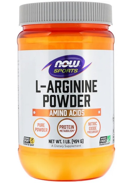 картинка NOW L-Arginine Powder, 454 г от интернет-магазин спортивного питания ВИТАМИНПРО.РФ