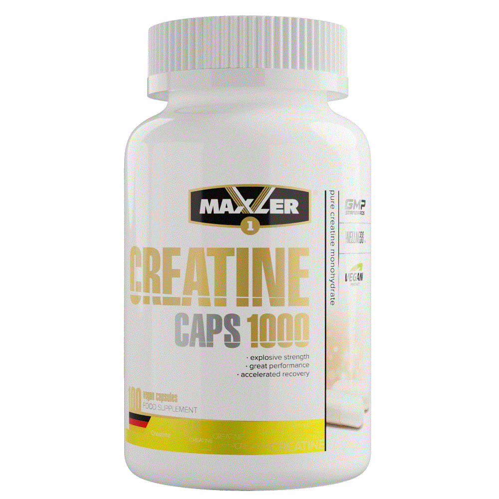 картинка Maxler Creatine Caps 1000, 100 капс от интернет-магазин спортивного питания ВИТАМИНПРО.РФ