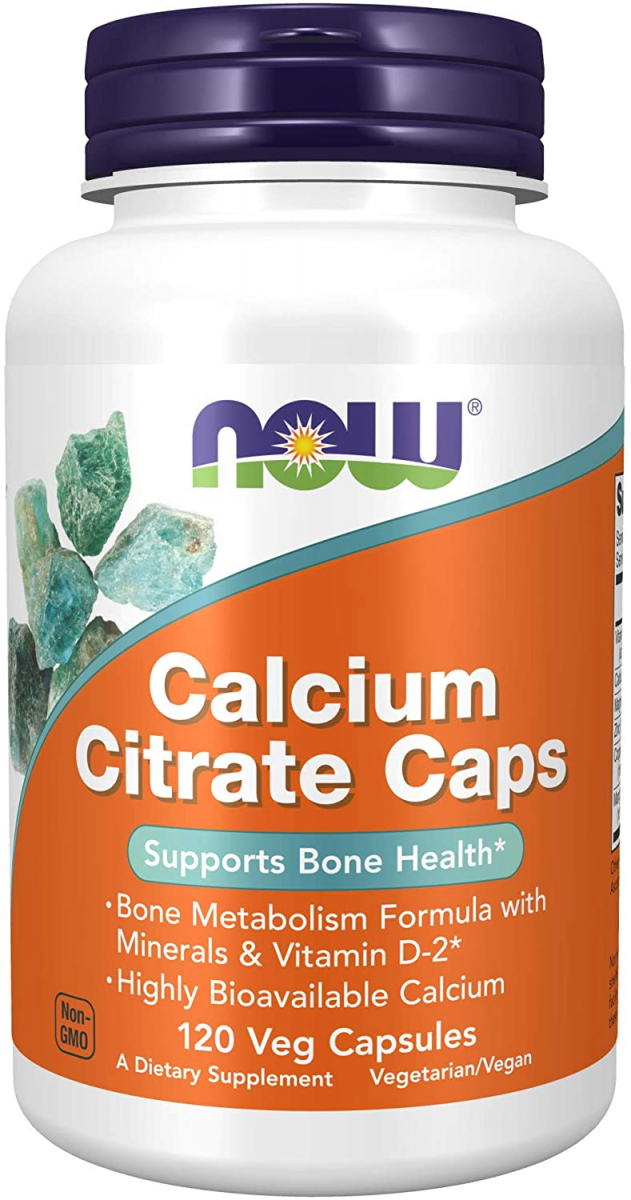 картинка NOW Calcium Citrate, 120 капс от интернет-магазин спортивного питания ВИТАМИНПРО.РФ